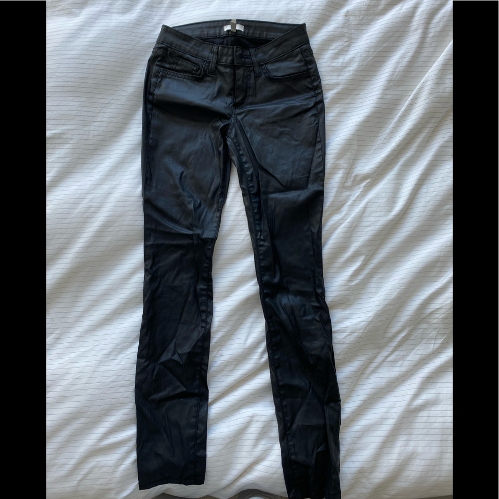 Joie Lightweight Pleather Jeans